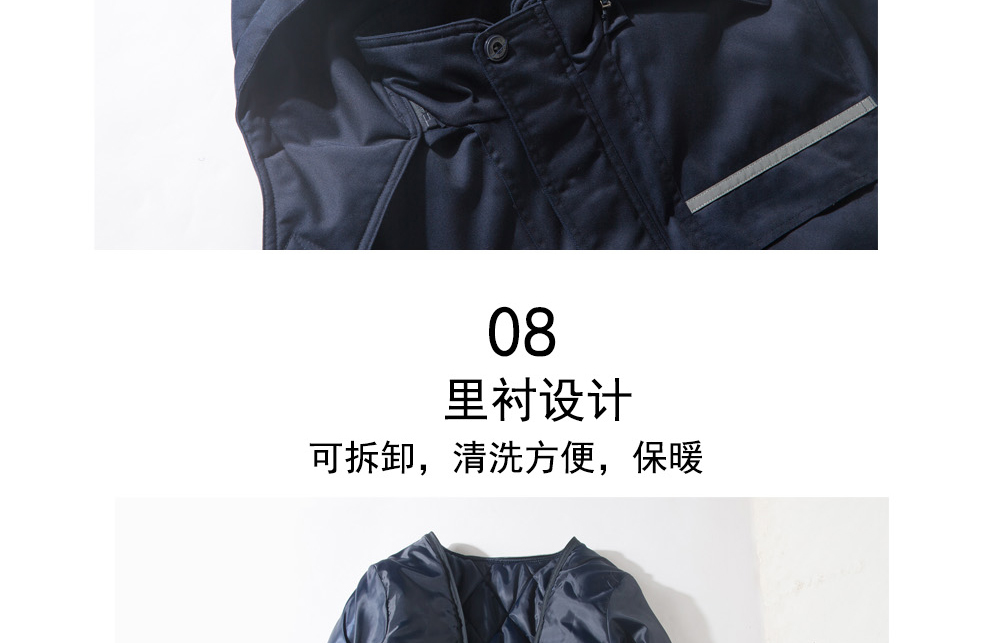冬季棉服sym001細節展示